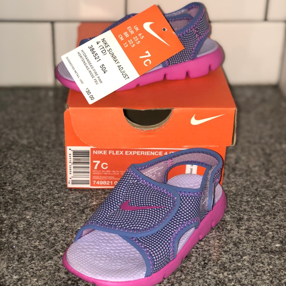 Nike Toddler Girl Sunray Adjust Sandals NWT